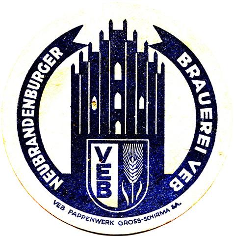 neubrandenburg nb-mv nord veb rund 3b (rund215-brauerei veb-blau) 
